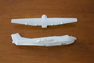 US-1A機体、主翼モールド