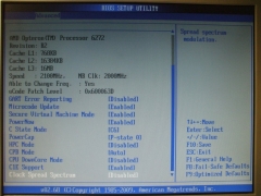 Opteron 6272 BIOS設定