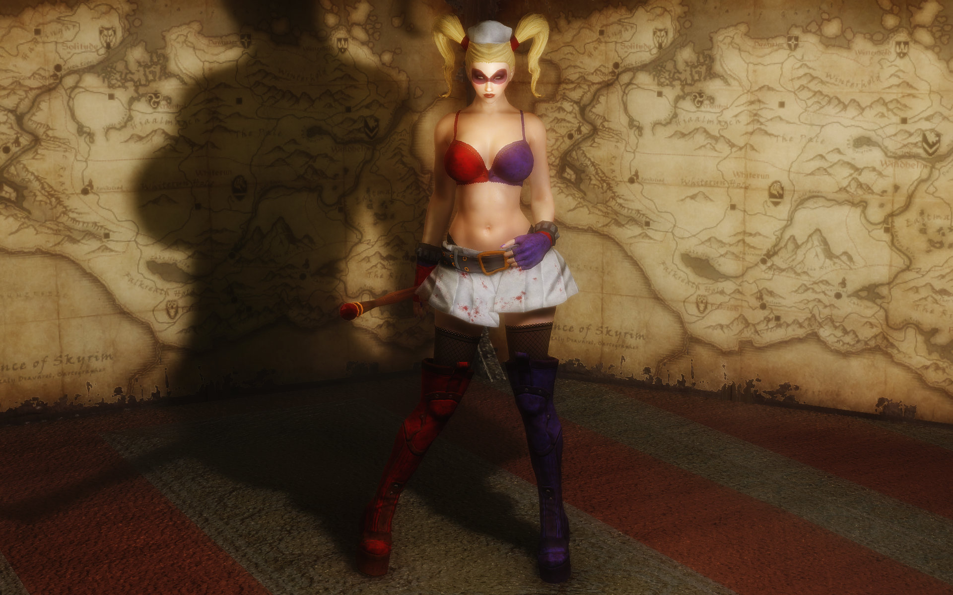 Harley Quinn Arkham Asylum Outfits without Top