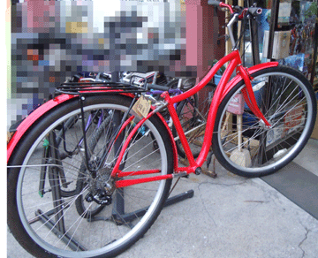 2014年6月2日ビックな赤い自転車