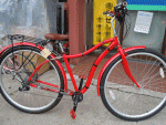 2014年6月11日赤い自転車