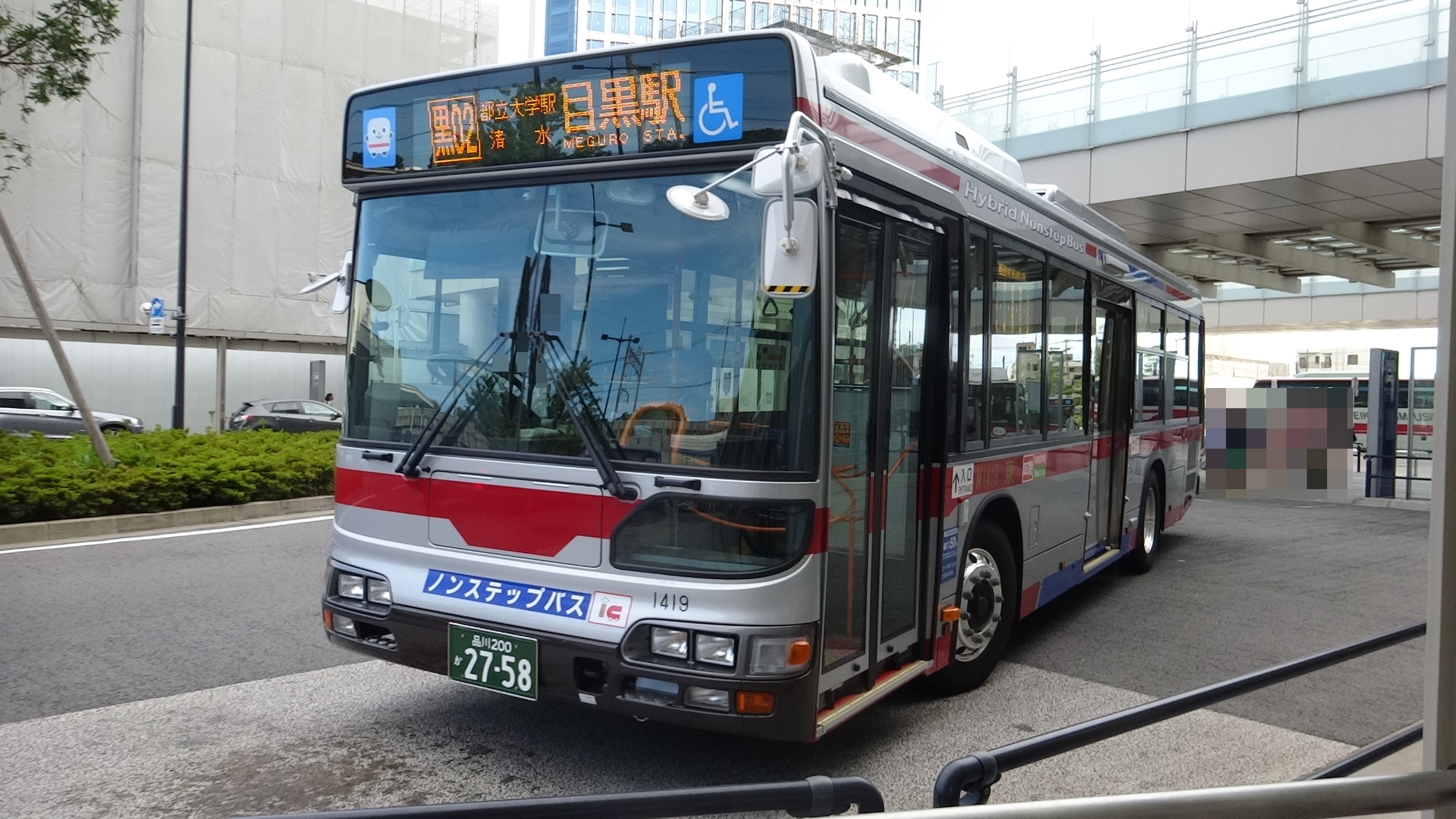 東急バス M1419 日野自動車 ブルーリボンシティHybrid(J-BUS) | 乗り物 ...