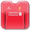 イングランドプレミアリーグ__リバプール2014-2015最新ユニフォーム_イラストアイコン　Liverpool　 kit new model 2014-15
