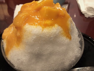 マンゴーかき氷